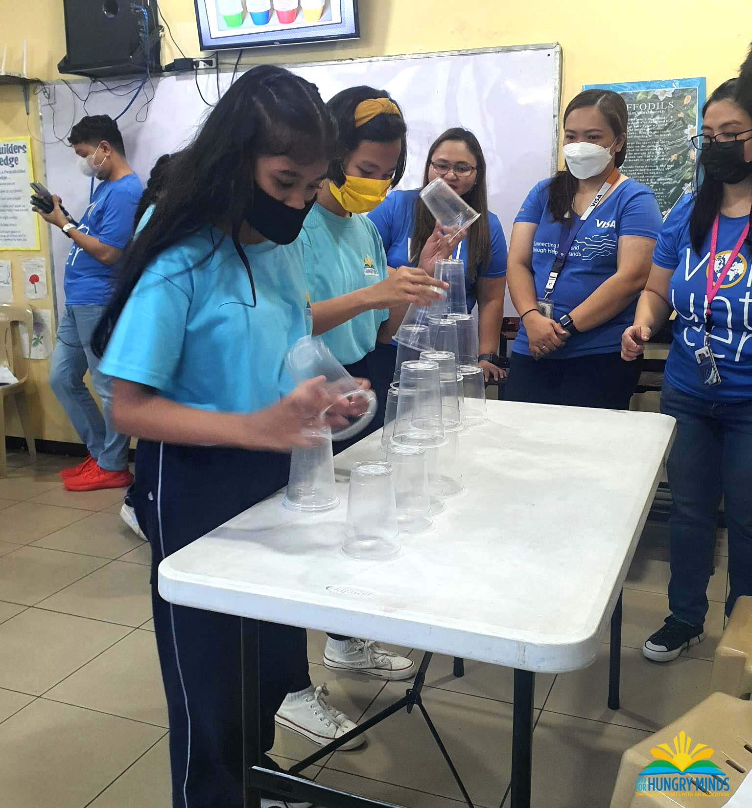 Learning With Visa Volunteers Food For Hungry Minds