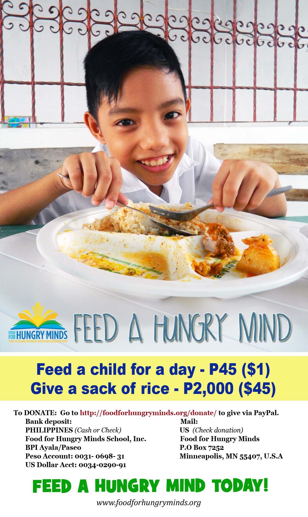 Feed a Hungry Mind today!