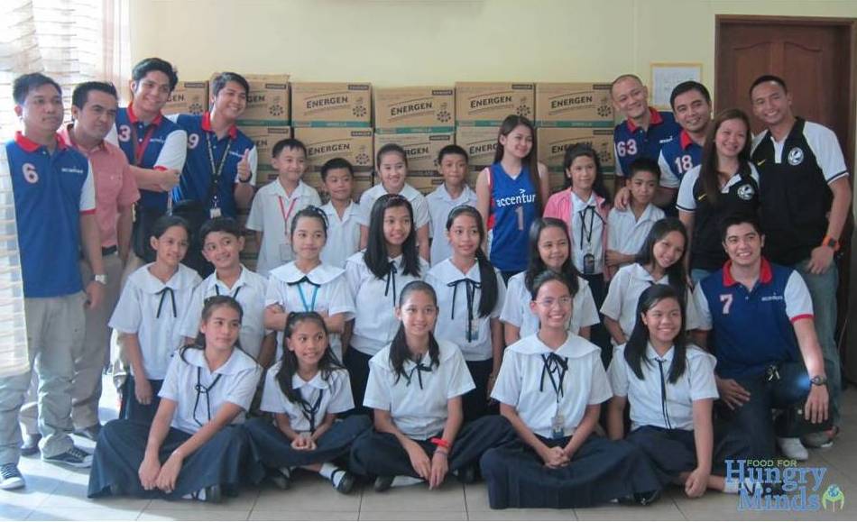 Accenture Basketball Club promotes healthy mind and body to Hungry Minds kids!