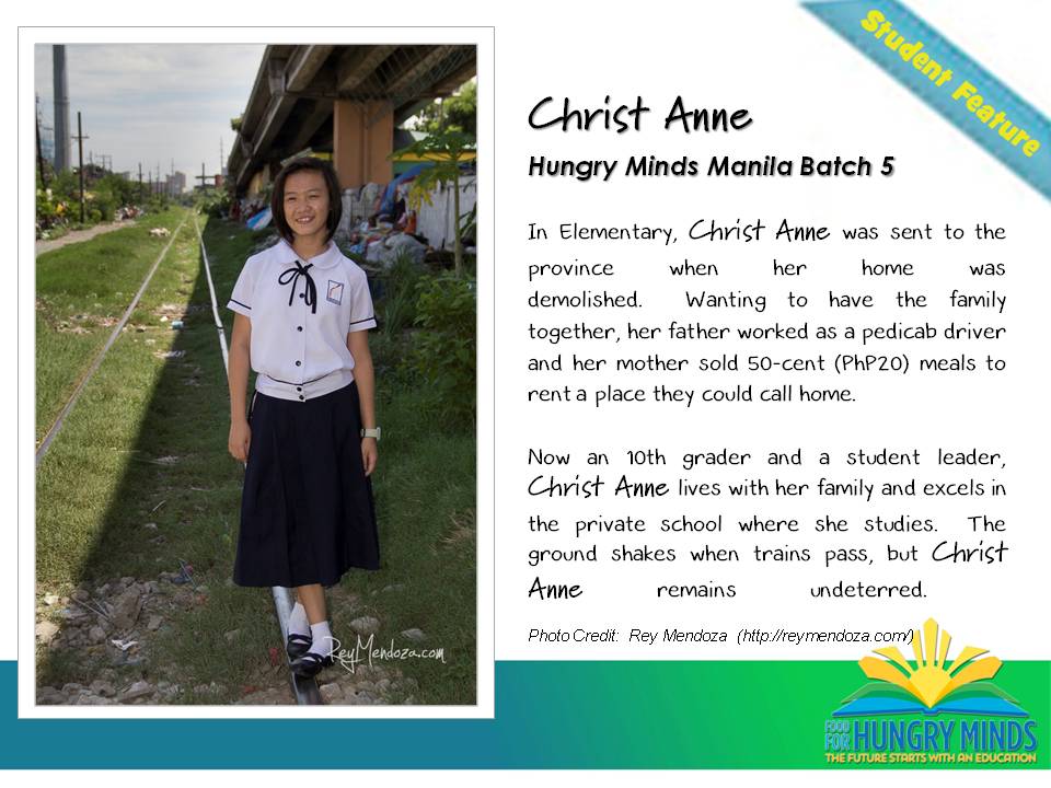 Enjoy some art and inspiration today from our 2015 Elementary graduates from Hungry Minds Manila!